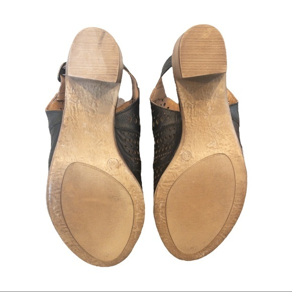 BUENO Upton Peep Toe Sandals in Black - Size 40 - Picture 6 of 8